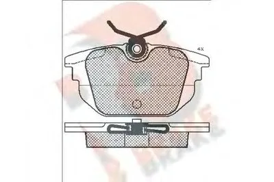 Комплект тормозных колодок, дисковый тормоз R BRAKE купить