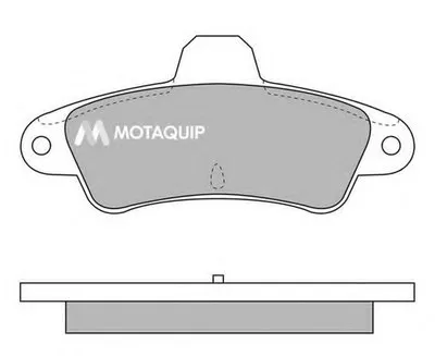 Комплект тормозных колодок, дисковый тормоз MOTAQUIP купить