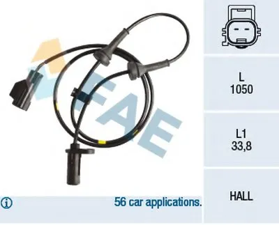 Датчик, частота вращения колеса FAE купить