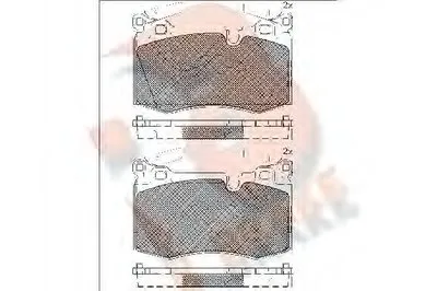 Комплект тормозных колодок, дисковый тормоз R BRAKE купить