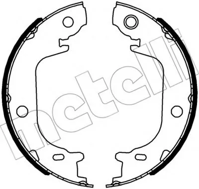 Комплект тормозных колодок, стояночная тормозная система METELLI купить
