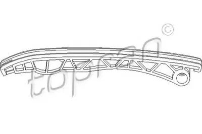 Планка натяжного устройства, цепь привода распределительного TOPRAN купить