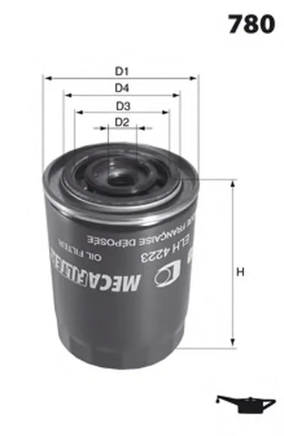 Масляный фильтр LUCAS FILTERS купить