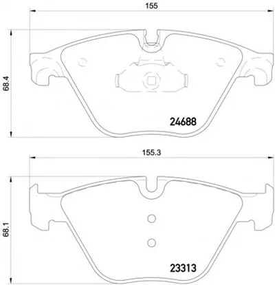 Комплект тормозных колодок, дисковый тормоз HELLA PAGID купить