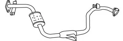 Средний глушитель выхлопных газов WALKER купить