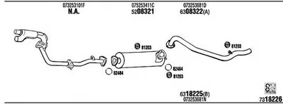 Система выпуска ОГ WALKER купить
