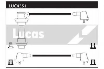 Комплект проводов зажигания LUCAS ELECTRICAL купить
