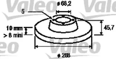 Тормозной диск VALEO купить