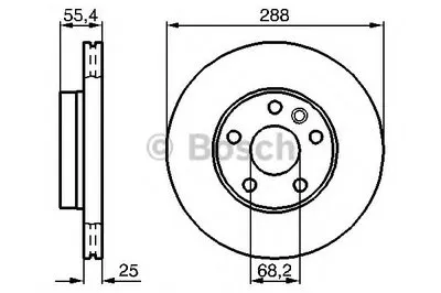 Тормозной диск BOSCH купить