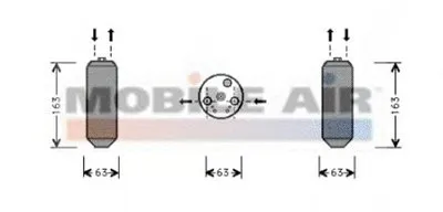 Осушитель, кондиционер VAN WEZEL купить