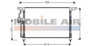 Конденсатор, кондиционер VAN WEZEL купить