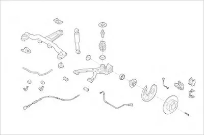 Подвеска колеса MONROE купить