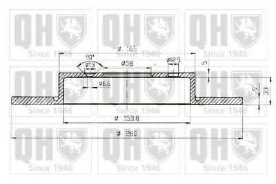 Тормозной диск QUINTON HAZELL купить