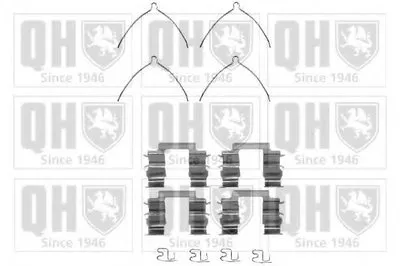 Комплектующие, колодки дискового тормоза QUINTON HAZELL купить