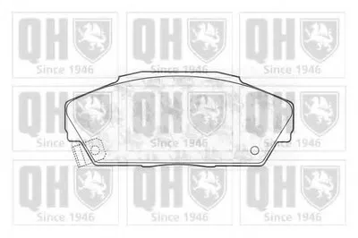 Комплект тормозных колодок, дисковый тормоз QUINTON HAZELL купить