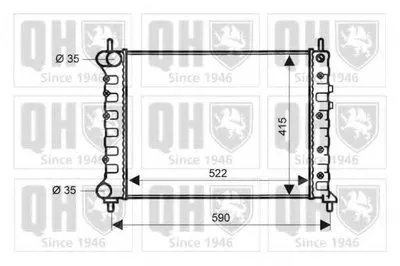 Радиатор, охлаждение двигателя QUINTON HAZELL купить