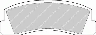 Комплект тормозных колодок, дисковый тормоз PREMIER FERODO купить