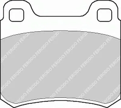 Комплект тормозных колодок, дисковый тормоз PREMIER FERODO купить
