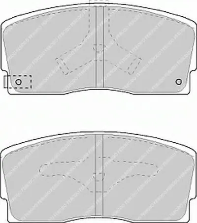 Комплект тормозных колодок, дисковый тормоз PREMIER FERODO купить