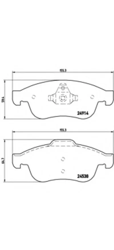 Комплект тормозных колодок, дисковый тормоз DIRECTIONAL BRAKE PADS BREMBO купить