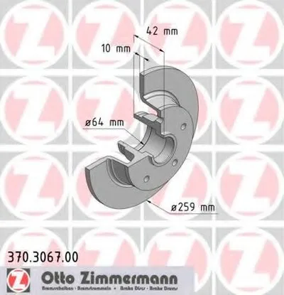 Тормозной диск ZIMMERMANN купить