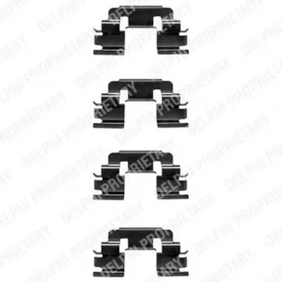 Комплектующие, колодки дискового тормоза DELPHI купить