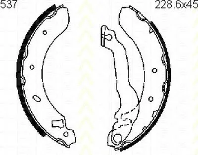 Комплект тормозных колодок TRISCAN купить