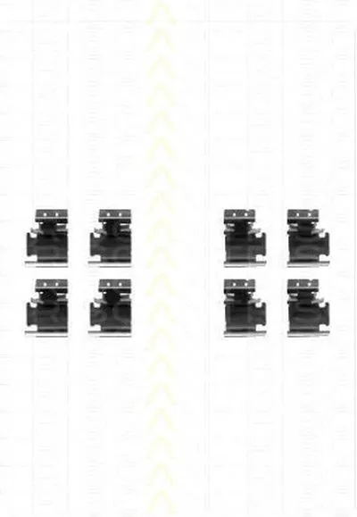 Комплектующие, колодки дискового тормоза TRISCAN купить