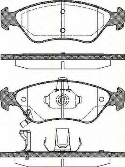 Комплект тормозных колодок, дисковый тормоз TRISCAN купить