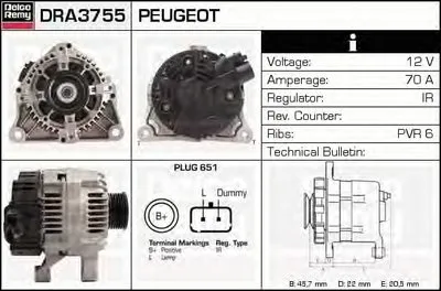 Генератор Remanufactured REMY (Light Duty) DELCO REMY купить