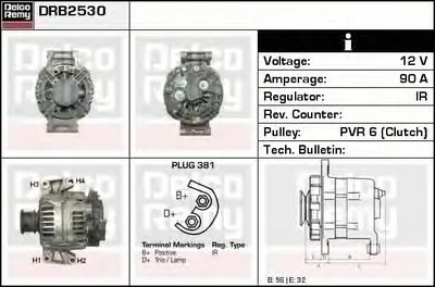 Генератор Remanufactured REMY (Light Duty) DELCO REMY купить