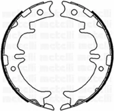 Комплект тормозных колодок, стояночная тормозная система METELLI купить