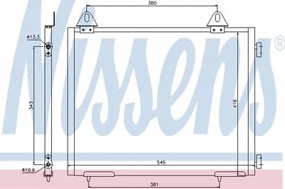 Конденсатор, кондиционер NISSENS купить
