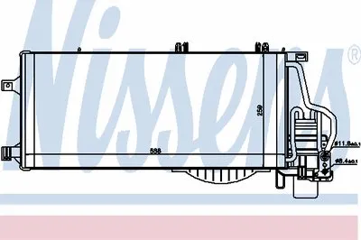 Конденсатор, кондиционер NISSENS купить