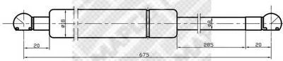 Газовая пружина, капот MAPCO купить