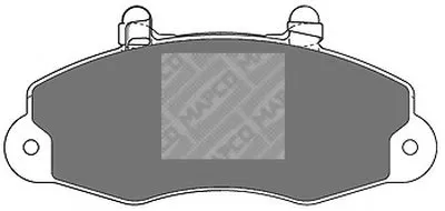 Комплект тормозных колодок, дисковый тормоз MAPCO купить