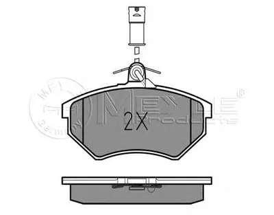 Комплект тормозных колодок, дисковый тормоз MEYLE купить