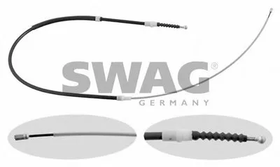 Трос, стояночная тормозная система SWAG купить