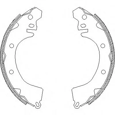 Комплект тормозных колодок REMSA купить