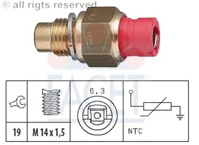 Датчик, температура масла; Датчик, температура масла FACET купить