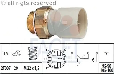 Термовыключатель, вентилятор радиатора FACET купить