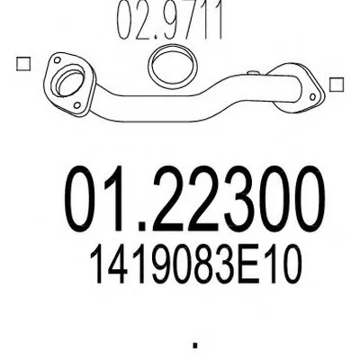 Труба выхлопного газа MTS купить
