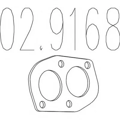 Прокладка, труба выхлопного газа MTS купить