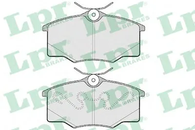 Комплект тормозных колодок, дисковый тормоз LPR купить
