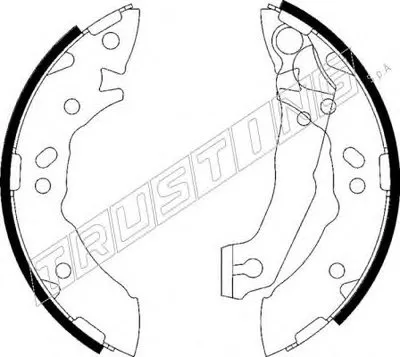 Комплект тормозных колодок TRUSTING купить