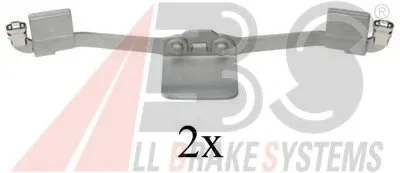 Комплектующие, колодки дискового тормоза A.B.S. купить