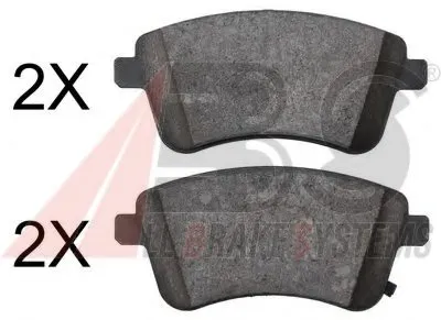 Комплект тормозных колодок, дисковый тормоз A.B.S. купить