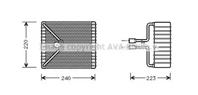 Испаритель, кондиционер AVA QUALITY COOLING купить
