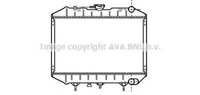 Радиатор, охлаждение двигателя AVA QUALITY COOLING купить