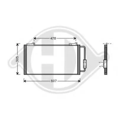 Конденсатор, кондиционер DIEDERICHS купить